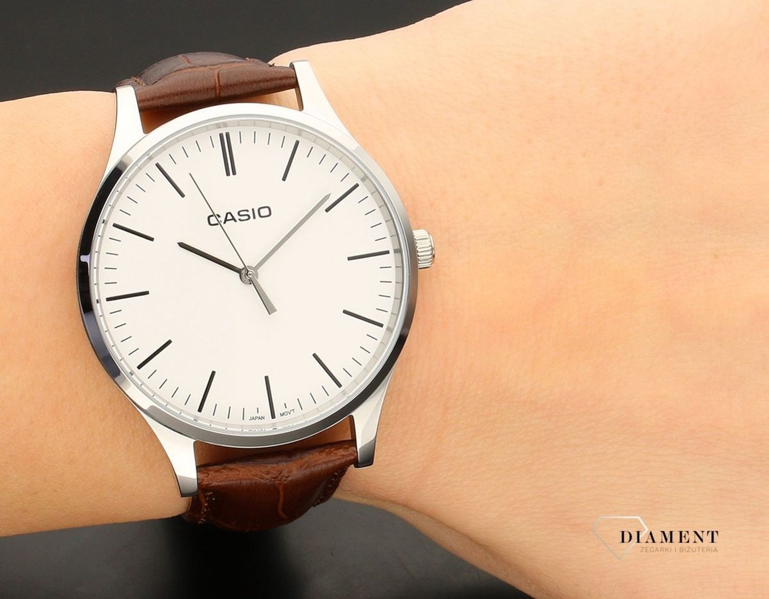 Zegarek męski CASIO Classic MTP-E133L BRĄZ z paskiem gratis (4).jpg